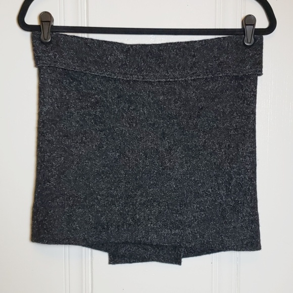 Isabel Marant Etoile Gray Wool Blend Wrap Skirt - Picture 4 of 6